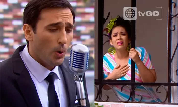 Manolo le cantó a Teresita la versión romántica del Taxi Churro