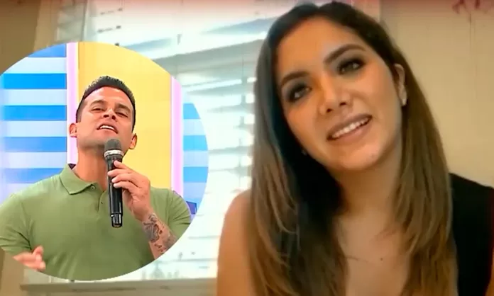 Isabel Acevedo retó en vivo a Christian Domínguez