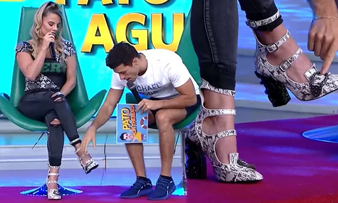 Alejandra Baigorria Se Luci En Vivo Con Zapatos De D Lares