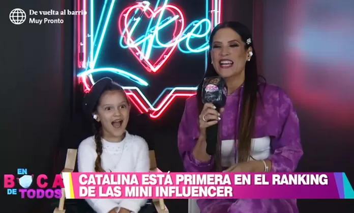 María Pía Copello su hija Catalina lidera ranking de las mini