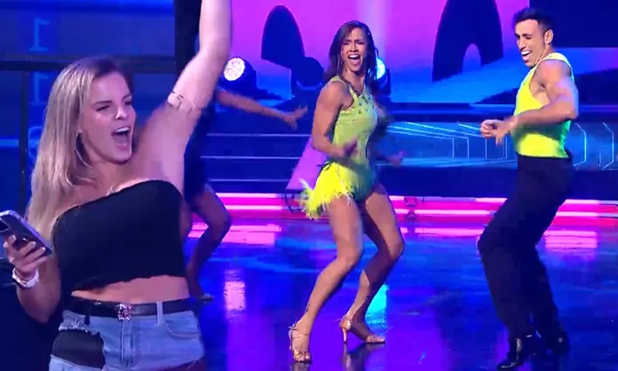 Alejandra Baigorria alentó así baile de Said Palao y Paloma Fiuza