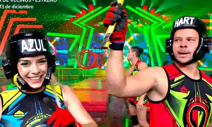 Azul Granton retó a Mario Hart en competencia extremo y él protagonizó