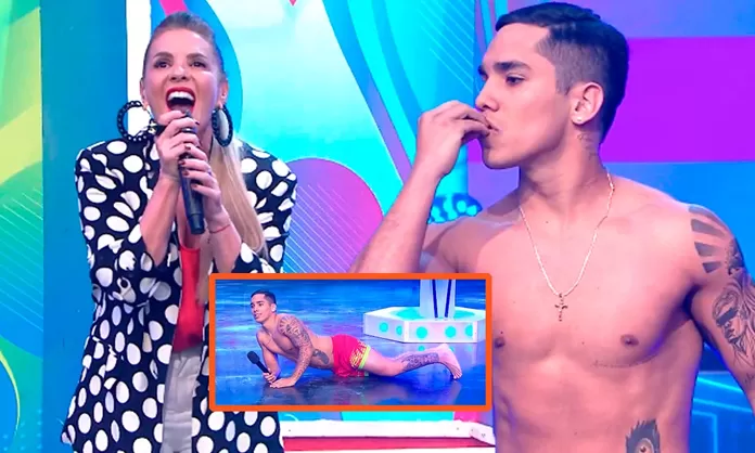 Johanna San Miguel quedó en shock por sensual baile de Raúl Carpena en vivo