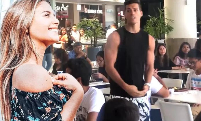 Patricio Parodi Sorprendi A Flavia Laos Con Locura De Amor En La Calle