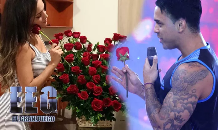 Rosángela Espinoza Diego Chávarri le envió ramo de rosas por San