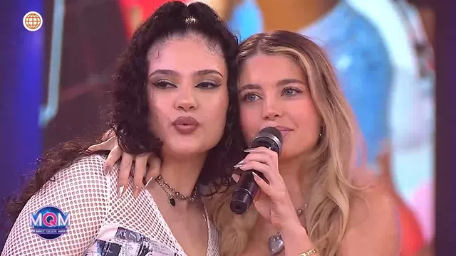 Flavia Laos se emocionó con elogios de su hermana Kiara