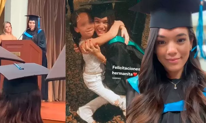 Jazmín Pinedo se graduó y le dedicó conmovedor discurso a su hija