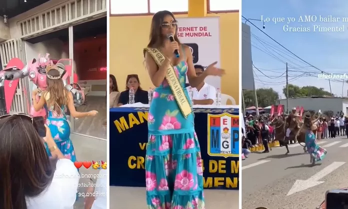 Luciana Fuster Se Luci Bailando Marinera En Pimentel