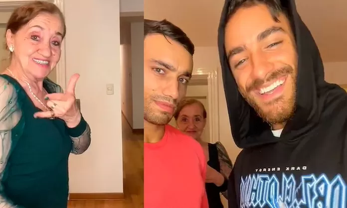 Said Palao grabó tierno video de TikTok junto a Austin Palao y su