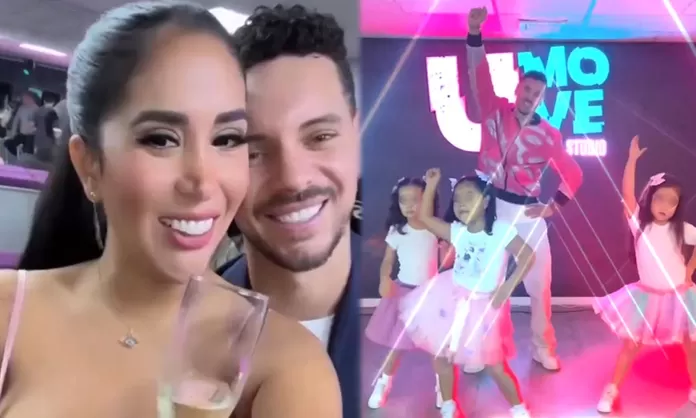 Anthony Aranda inauguró academia de baile junto a Melissa Paredes