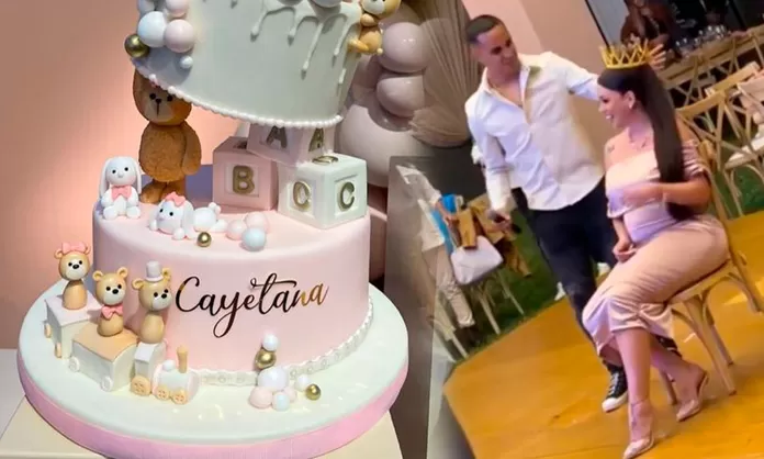 Melissa Klug y Jesús Barco celebraron el baby shower de su hija con