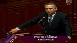 La accidentada interpelación al Ministro Daniel Urresti