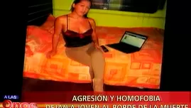 	<p>Agresión y homofobia</p>