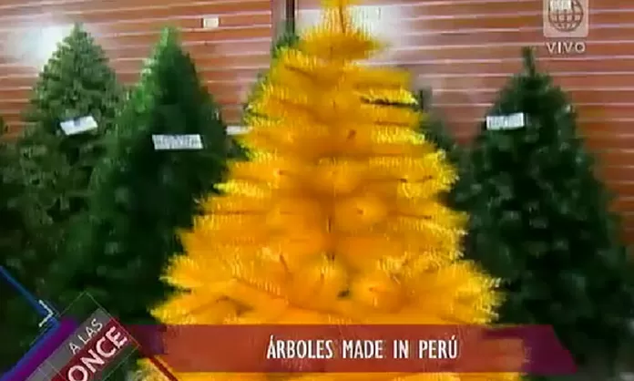 Así se fabrica un árbol de Navidad hecho en Perú | América Televisión