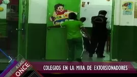 	<p>Los colegios en la mira de extorsionadores y sicarios.</p>