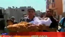 	<p>Bombas matan niños en Gaza</p>