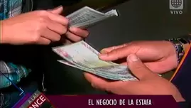 	<p>El negocio de la estafa</p>