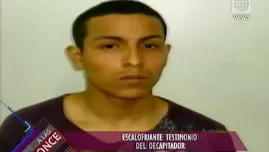 	<p>Este es el testimonio de interno que decapitó a anciano en el Rímac.</p>