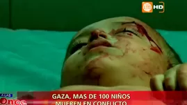 	<p>Niños y mujeres afectados por los ataques en Gaza</p>