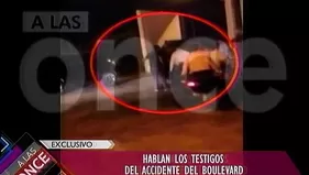 Hablan los testigos del accidente en el boulevard de Asia