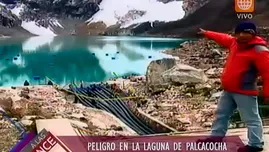 	<p>Laguna Palcacocha corre el riesgo de desbordarse</p>