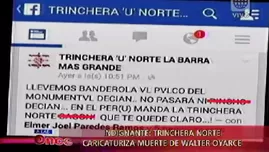 Indignante: hinchas de Universitario de Deportes caricaturizaron muerte de Walter Oyarce