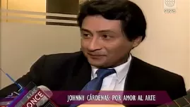 	<p>Johnny Cárdenas es el polémico congresista que trabaja por amor al arte.</p>