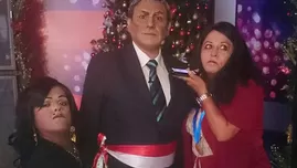 	<p>Ministro Daniel Sifallo y Yeni Vilcatoma en el primer cap&iacute;tulo de su telenovela.</p>