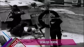 Mortal desalojo en Cajamarca