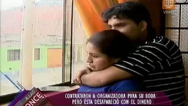 	<p>Novios denuncian por estafa a organizadora de bodas.</p>