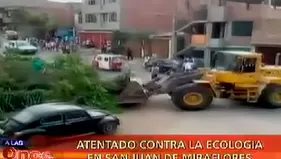 A las Once: Atentado contra la ecología en San Juan de Miraflores