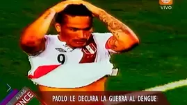 Paolo Guerrero le declara la guerra al Dengue