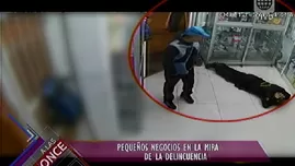 	<p>Los pequeños negocios en la mira de la delincuencia.</p>