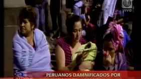 Peruanos damnificados por el terremoto en Chile necesitan ayuda 