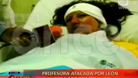 Profesora atacada por león habla por primera vez