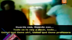 Profesora y alumno se acusan mutuamente por agresión en aula de colegio