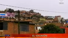 El socavón habitado en el Agustino