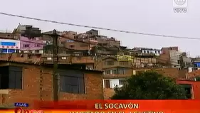 El socavón habitado en el Agustino