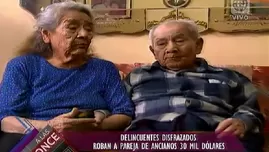 	<p>Supuestos obreros de Sedapal robaron todo su dinero a pareja de ancianos.</p>