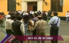 Trabajadores de la Municipalidad de Lima denuncian despidos masivos - Noticias de luisito-caycho