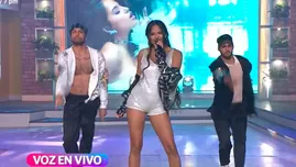 	<p>Afrika Villanueva debutó como cantante y así cantó en vivo Sin pijama.</p>