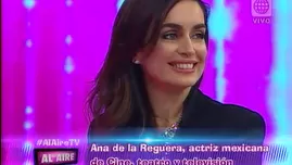 Ana de la Reguera visitó el set de Al Aire 