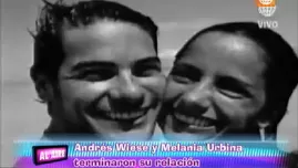 	<p>Andr&eacute;s Wiese y Melania Urbina confirmaron el fin de su relaci&oacute;n.</p>