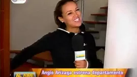 	<p>Angie Arizaga presentó su departamento en Al Aire.</p>