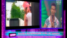 	<p>Joselito habló sobre el ampay junto a su novia Fernanda</p>