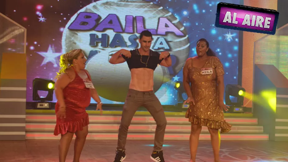 Eduardo Pastrana lució su escultural cuerpo en el casting de Baila hasta morir