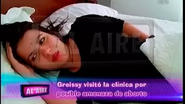 	<p>Greysi Ortega contó que sufrió una amenaza de aborto</p>