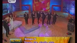 	<p>Grupo 5 jamás olvidará esta presentación en Al Aire.</p>