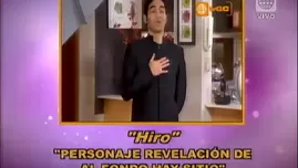 	<p>Hiro fue elegido personaje revelaci&oacute;n de Al fondo hay sitio.</p>