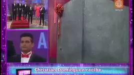 	<p>Karla Tarazona sorprendi&oacute; a Christian Dom&iacute;nguez con este enorme regalo.</p>